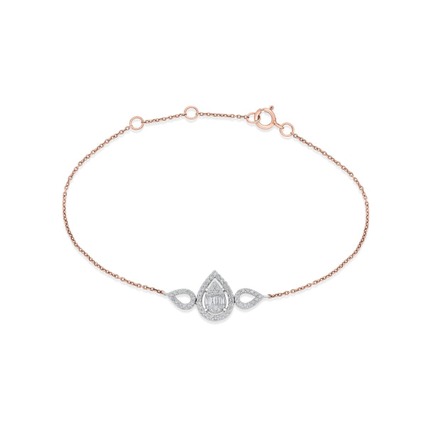 Classic Dewdrop Radiance Bracelet - Zen Diamond India