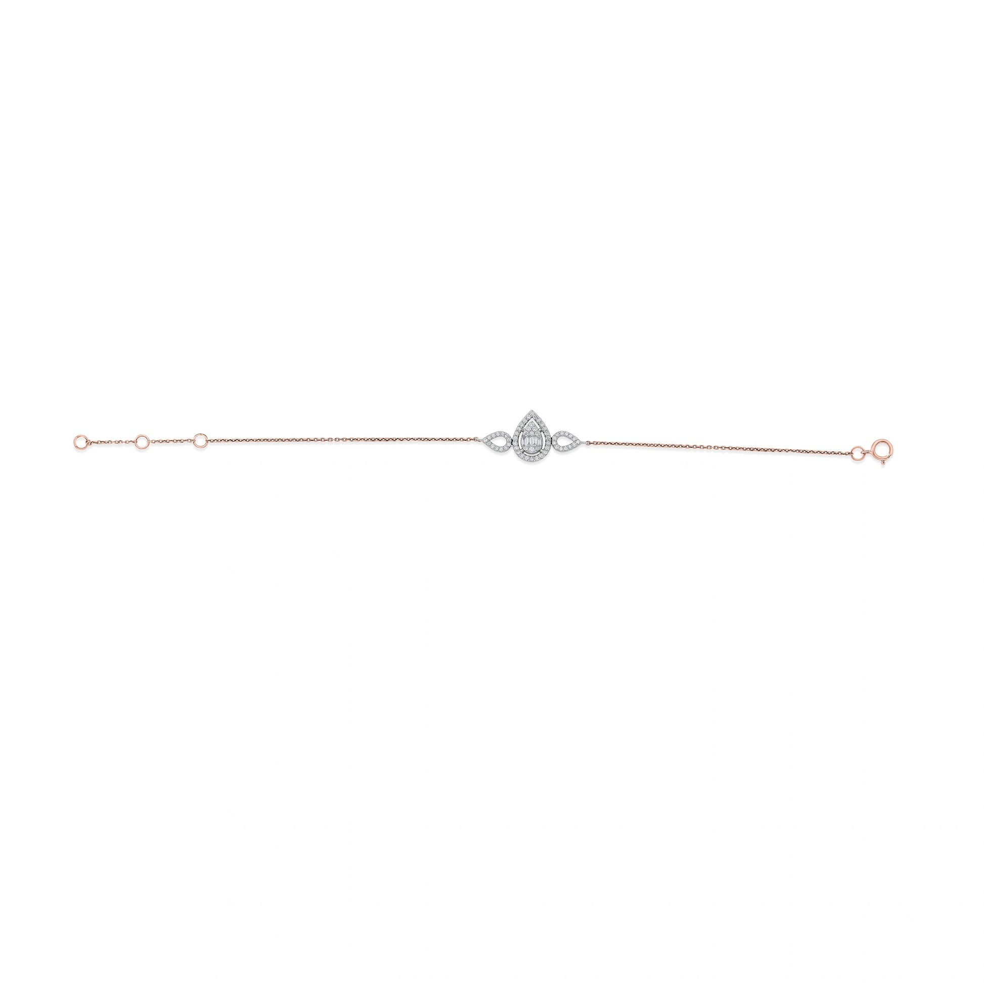 Classic Dewdrop Radiance Bracelet - Zen Diamond India