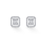 Classic Geometric Glacier Studs - Zen Diamond India