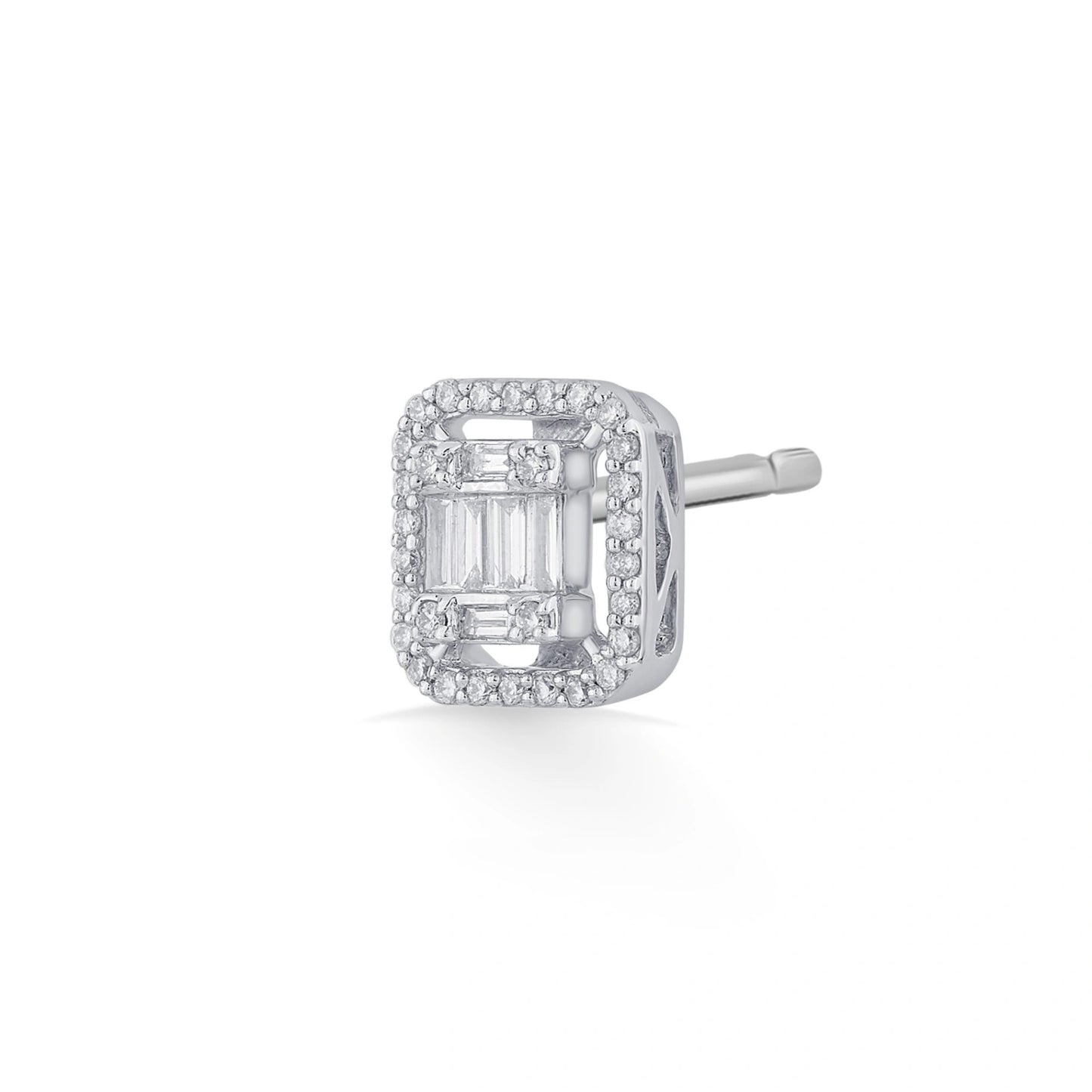 Classic Geometric Glacier Studs - Zen Diamond India