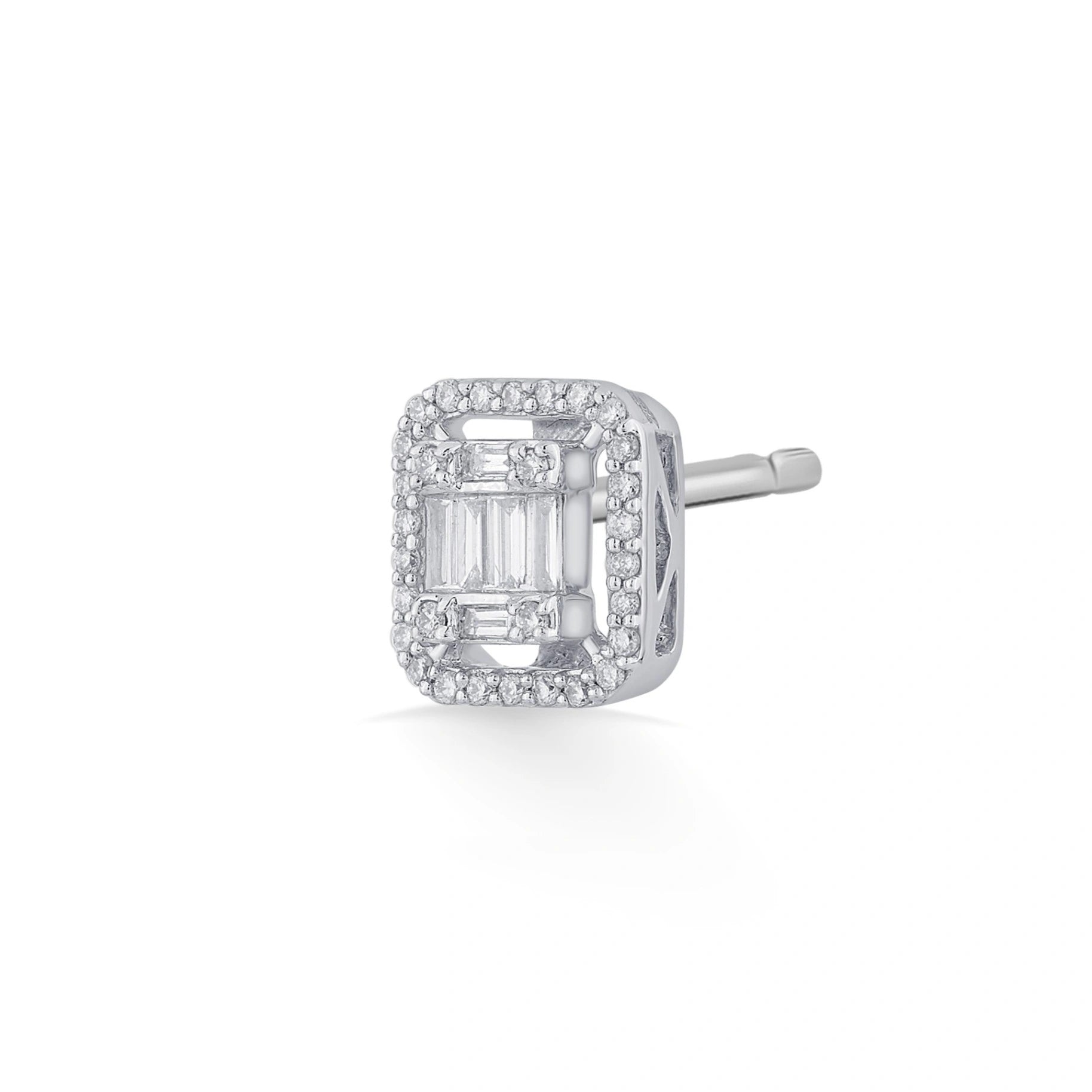 Classic Geometric Glacier Studs - Zen Diamond India