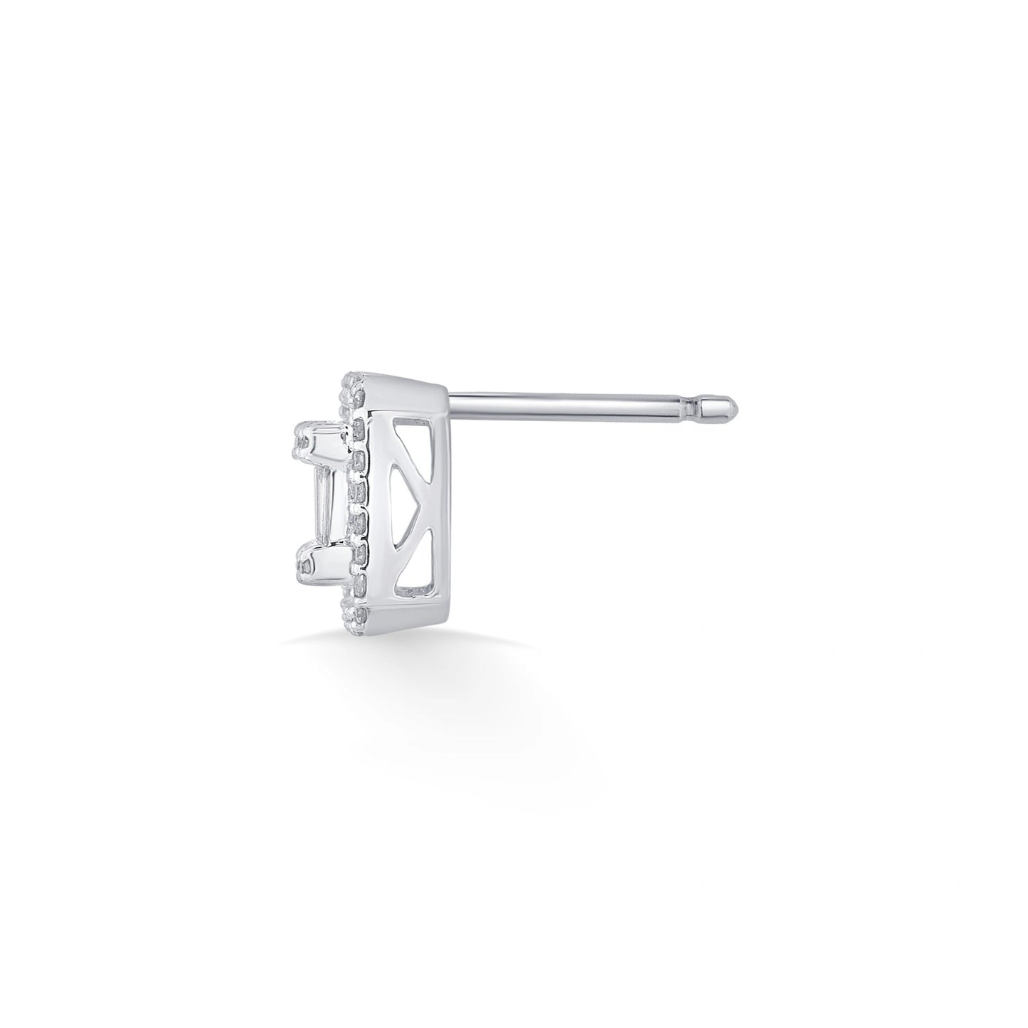Classic Geometric Glacier Studs - Zen Diamond India