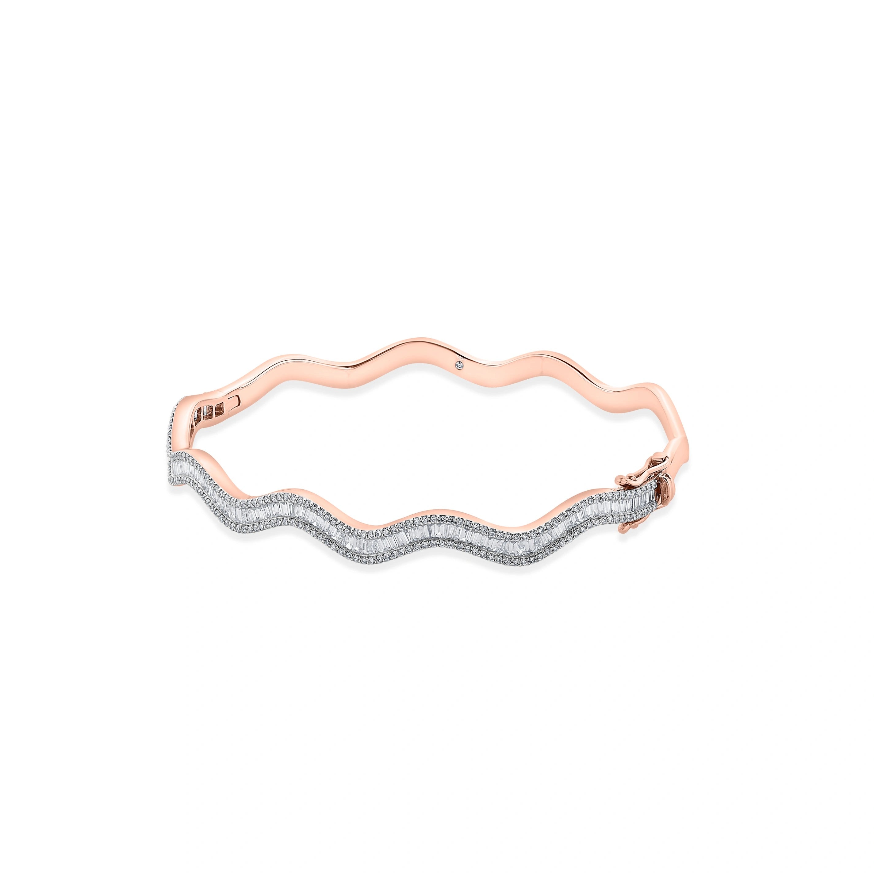Enchante Rhythmic Wave Bracelet - Zen Diamond India