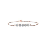 Sassy Luminous Bloom Trail Bracelet - Zen Diamond India