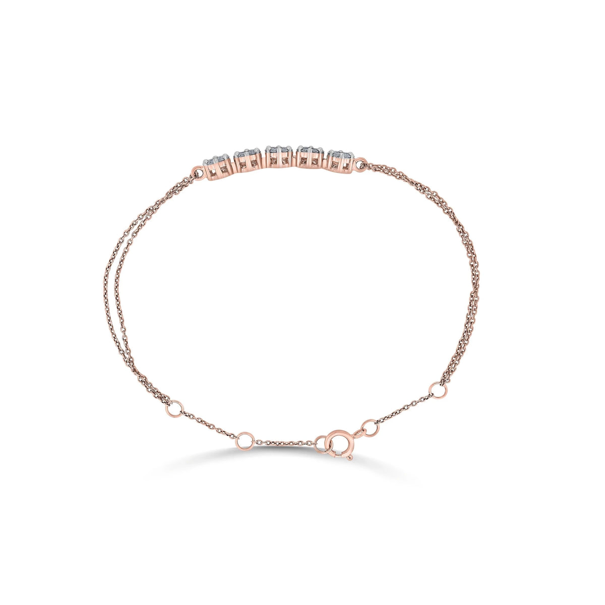 Sassy Luminous Bloom Trail Bracelet - Zen Diamond India