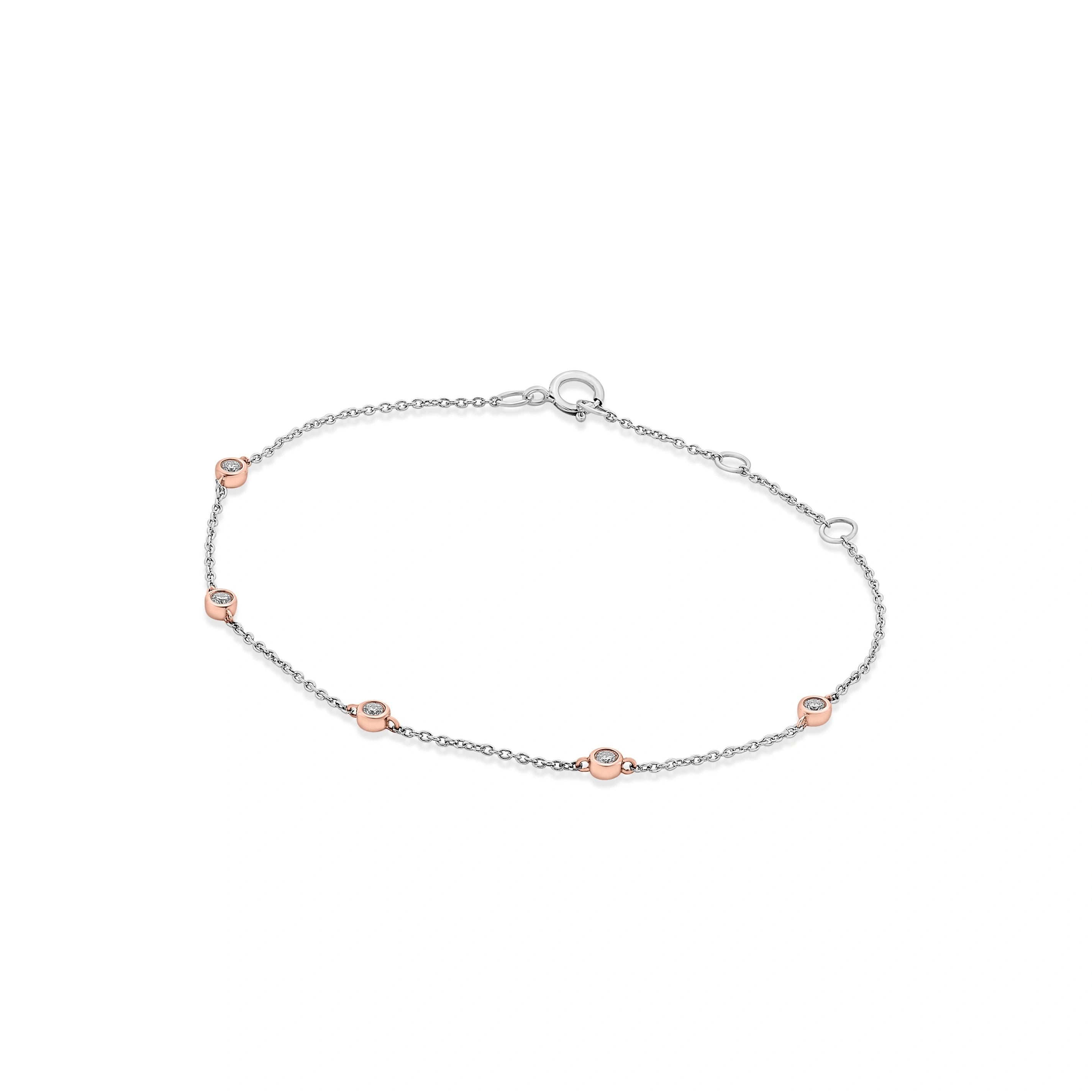 Deck Up Glimmer Line Bracelet - Zen Diamond India