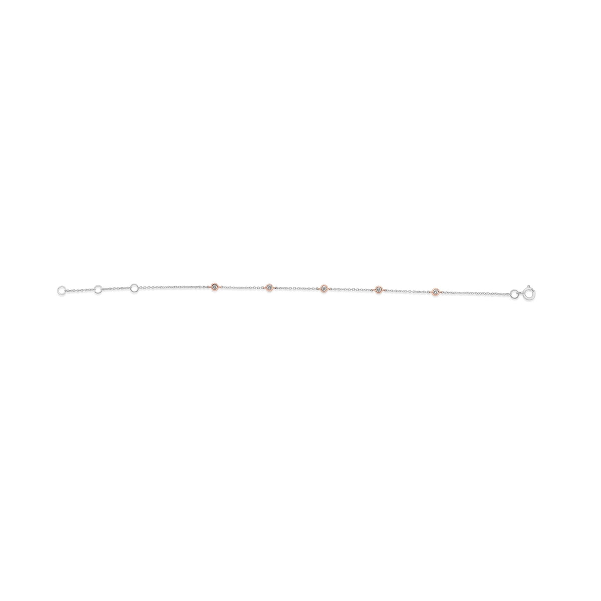 Deck Up Glimmer Line Bracelet - Zen Diamond India