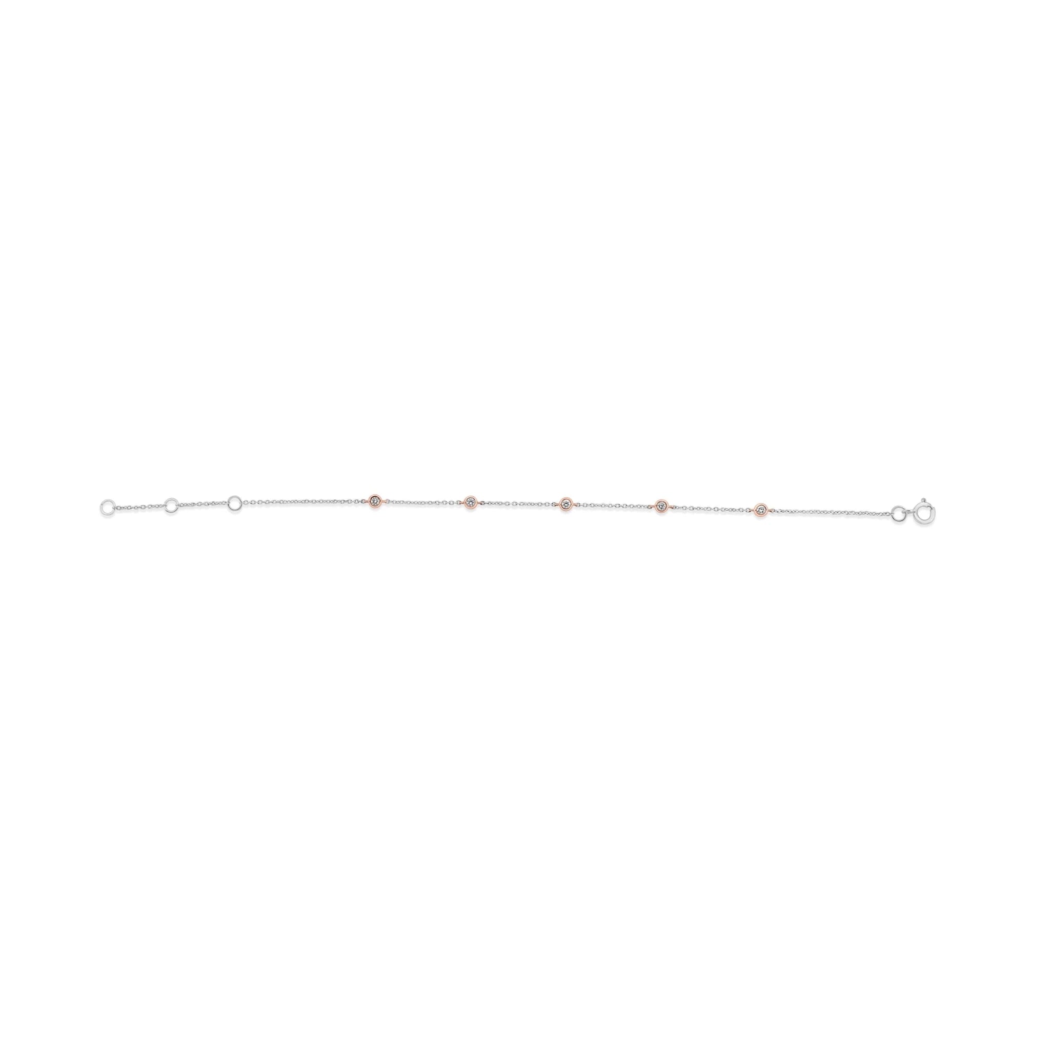 Deck Up Glimmer Line Bracelet - Zen Diamond India