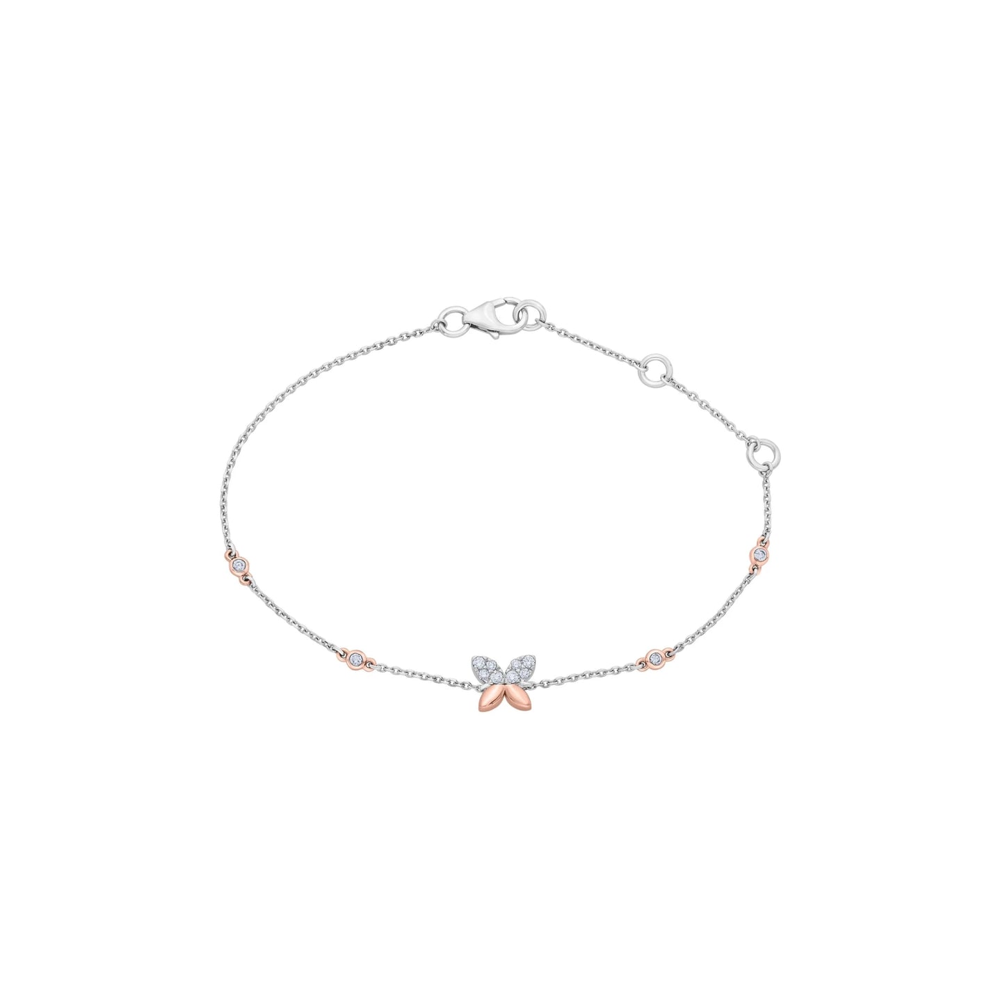 Deck Up Butterfly Bracelet - Zen Diamond India