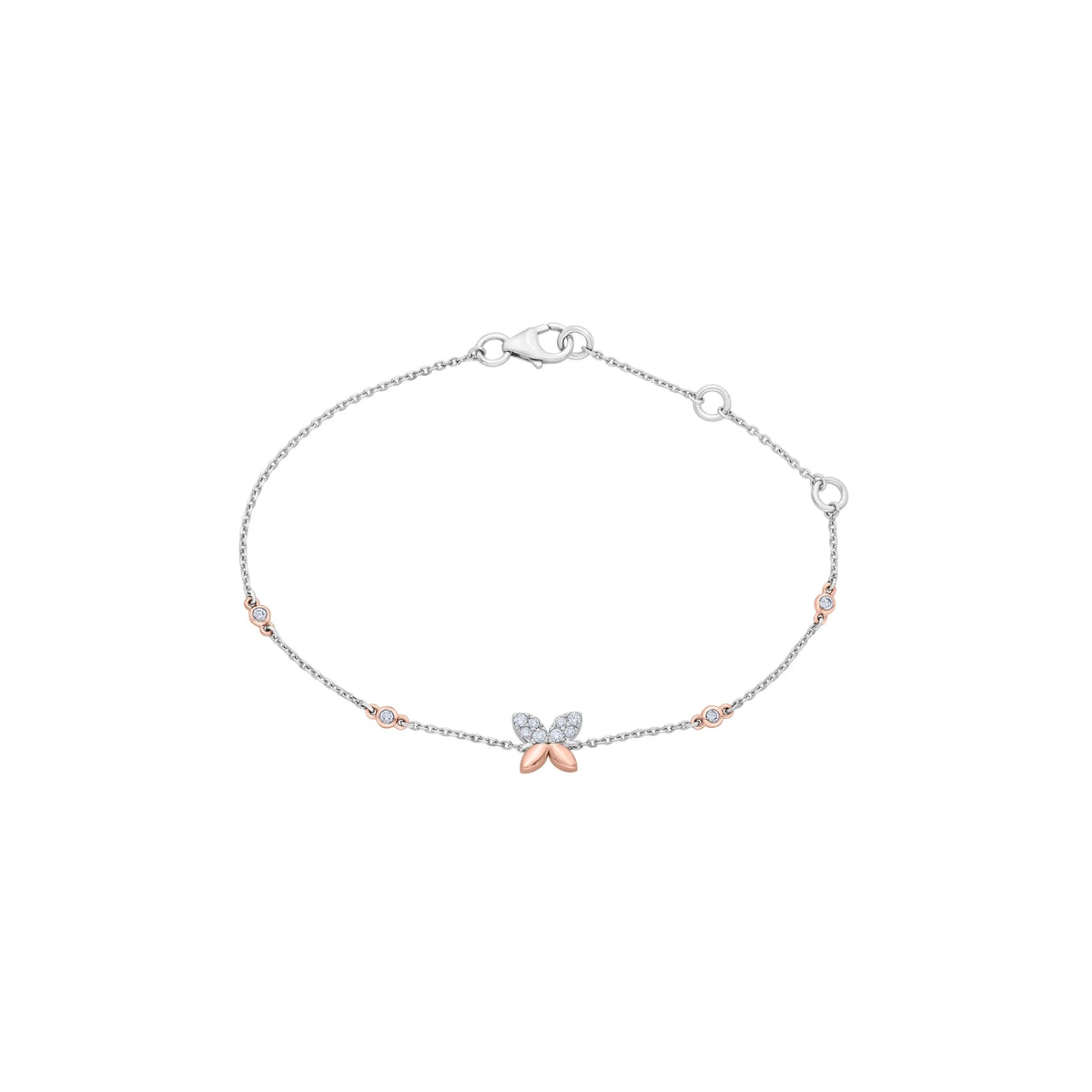 Deck Up Butterfly Bracelet - Zen Diamond India