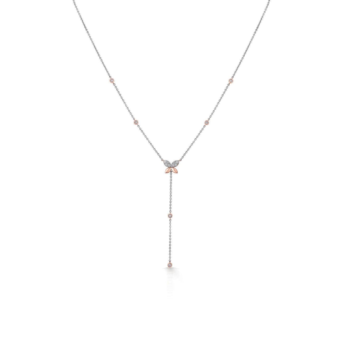 Deck Up Butterfly Necklace - Zen Diamond India