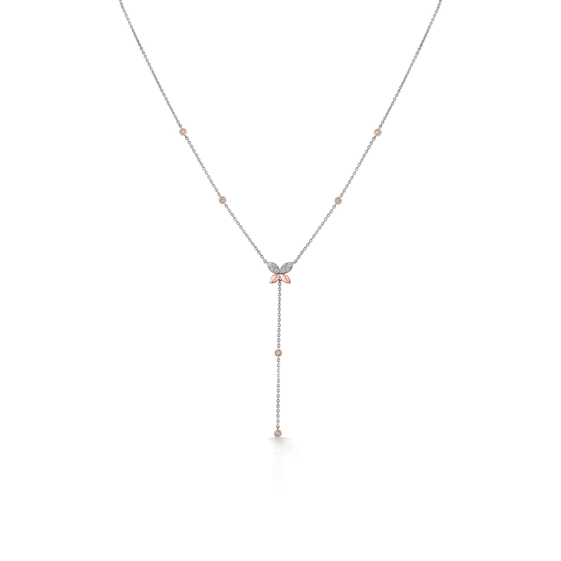 Deck Up Butterfly Necklace - Zen Diamond India