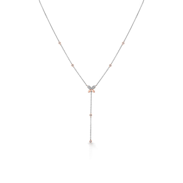 Deck Up Butterfly Necklace - Zen Diamond India