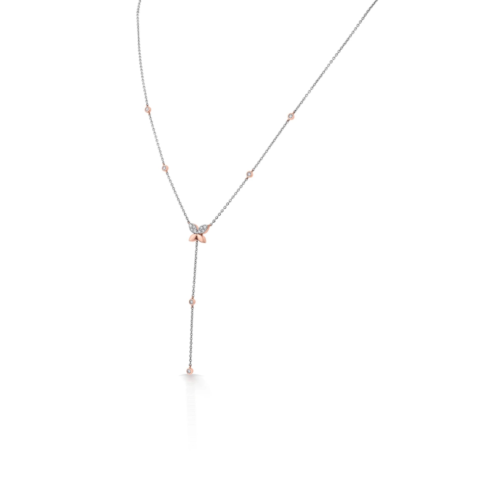 Deck Up Butterfly Necklace - Zen Diamond India
