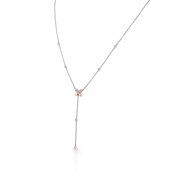 Deck Up Butterfly Necklace - Zen Diamond India