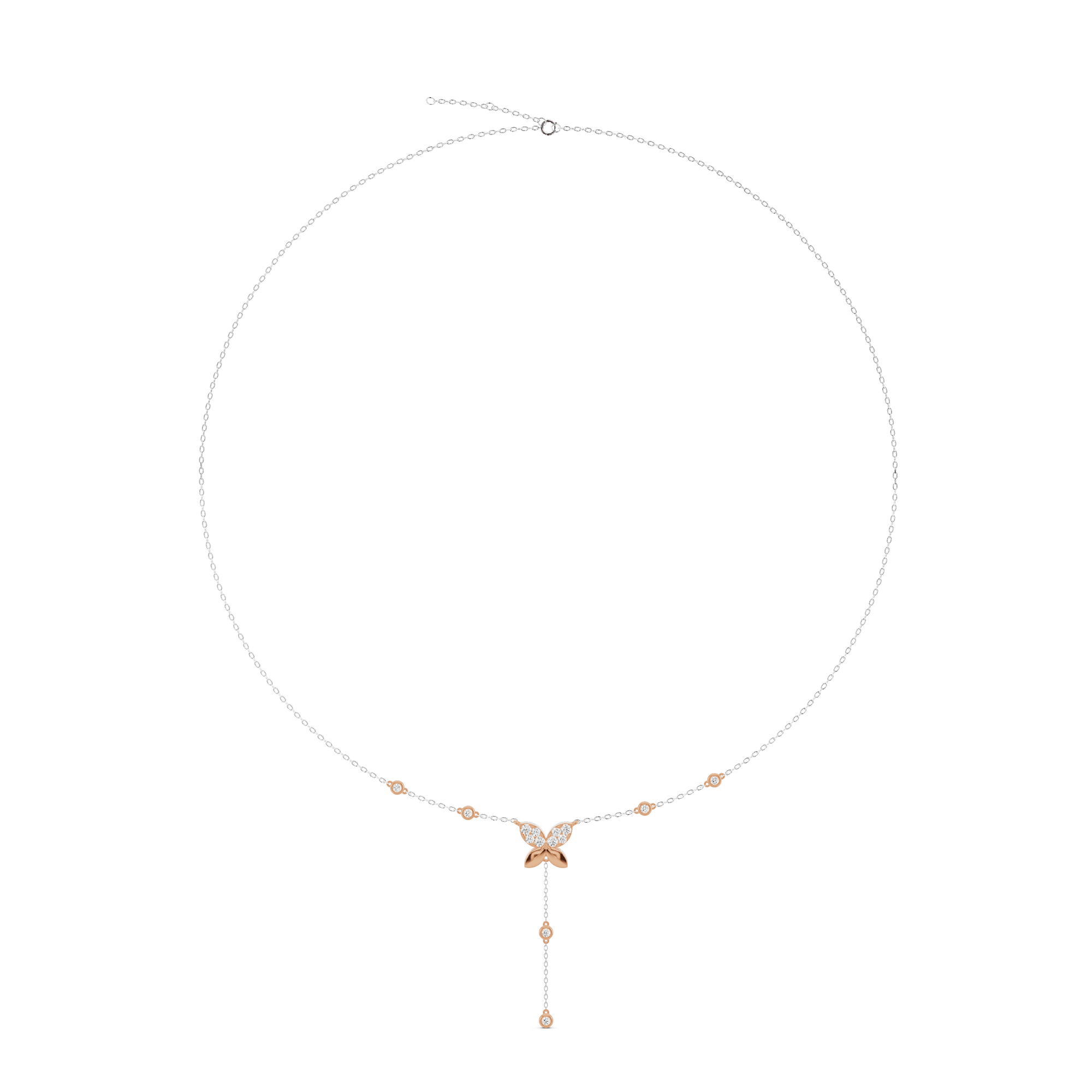 Deck Up Butterfly Necklace