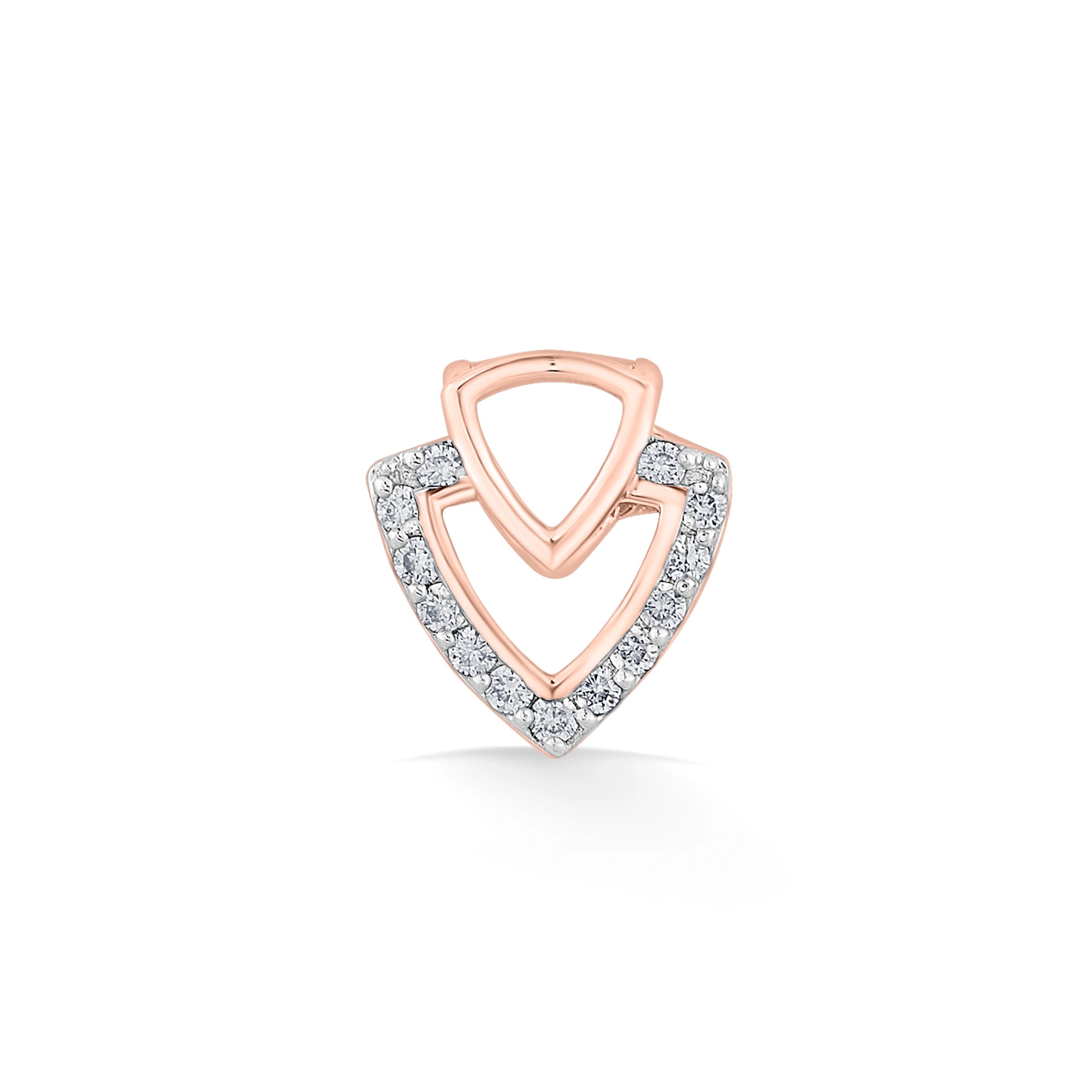 Double V Glam Luxe Pendant - Zen Diamond India