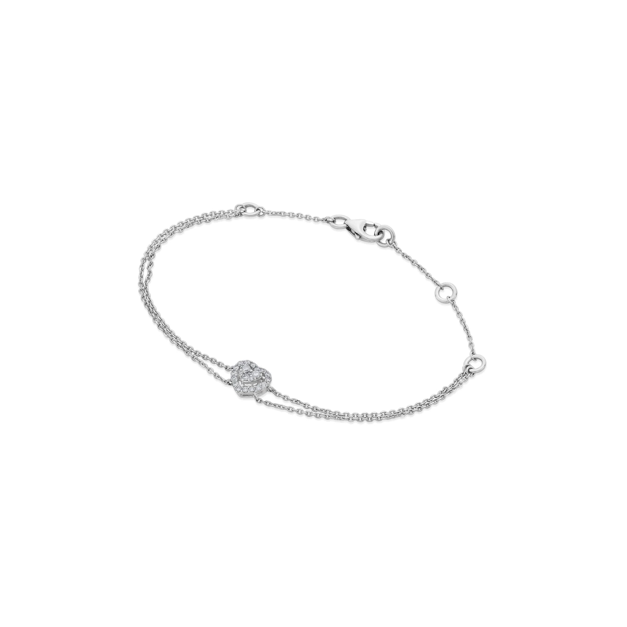 Love Knot Sweetheart Glow Bracelet - Zen Diamond India