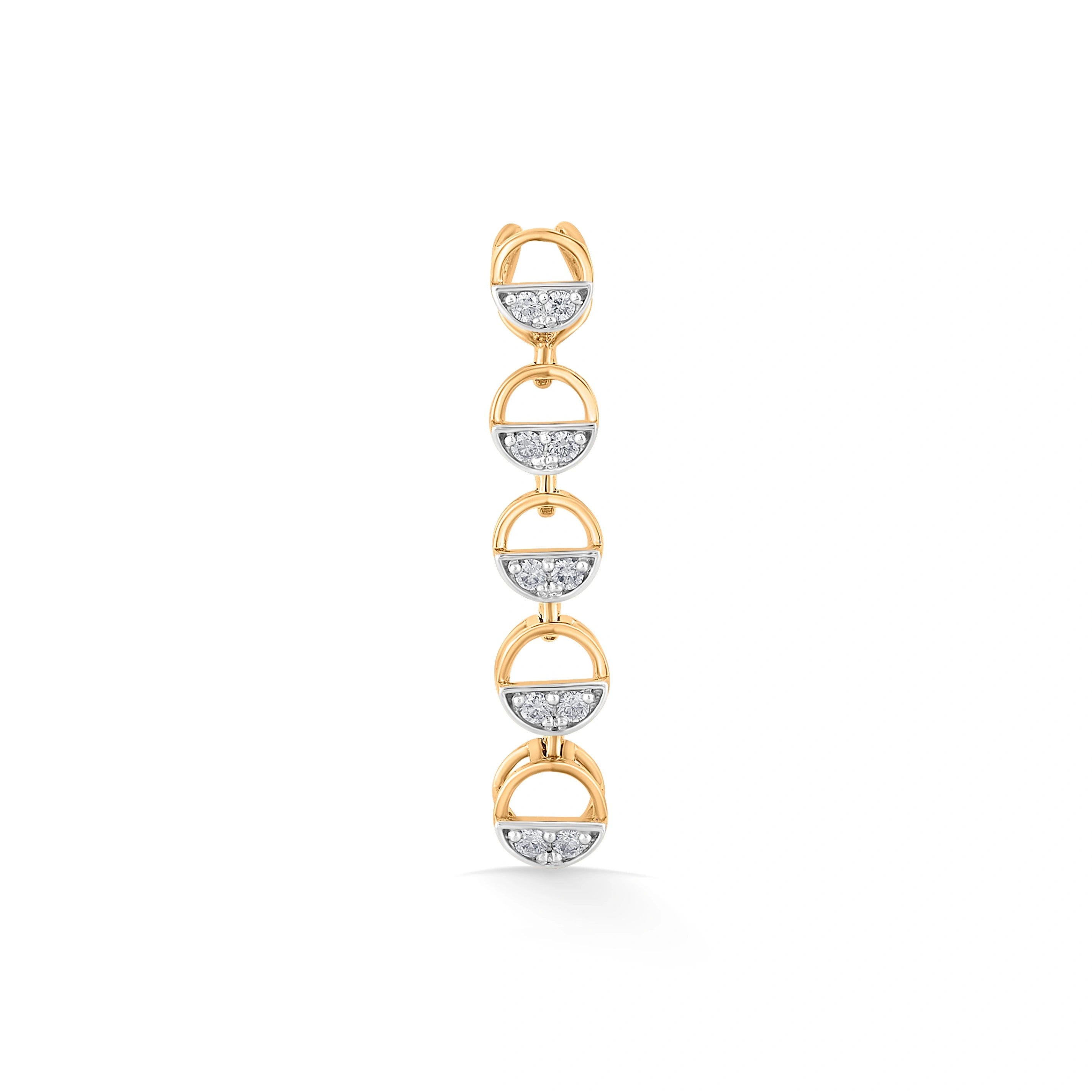 Golden Halo Cascade Luxe Pendant - Zen Diamond India