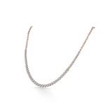 Rosé Glow Diamond Symphony Necklace - Zen Diamond India
