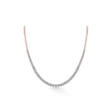 Rosé Glow Diamond Symphony Necklace - Zen Diamond India