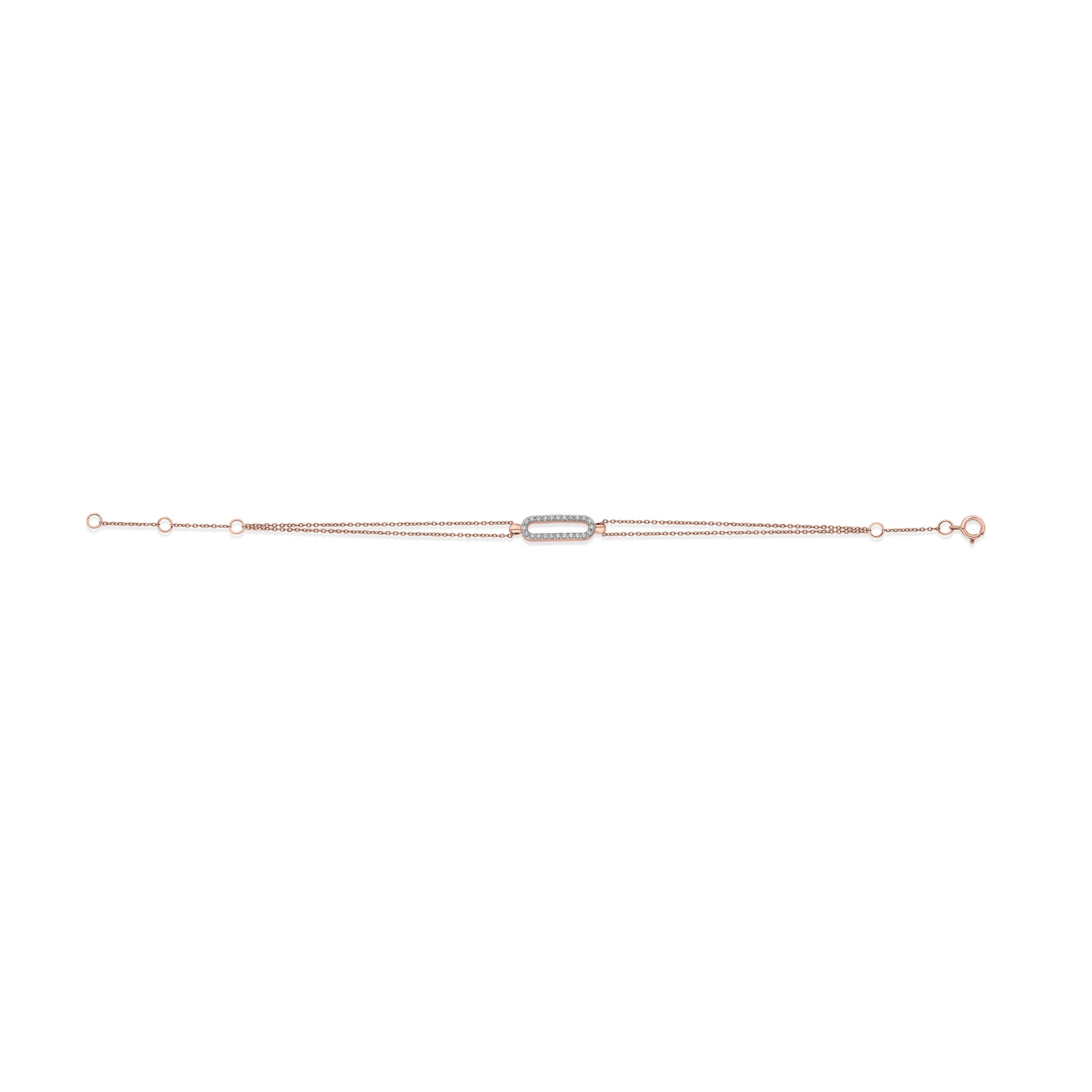 Deck Up Radiant Link Bracelet - Zen Diamond India