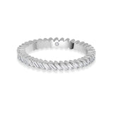 Solitaire Radiant Rhythm Ring - Zen Diamond India