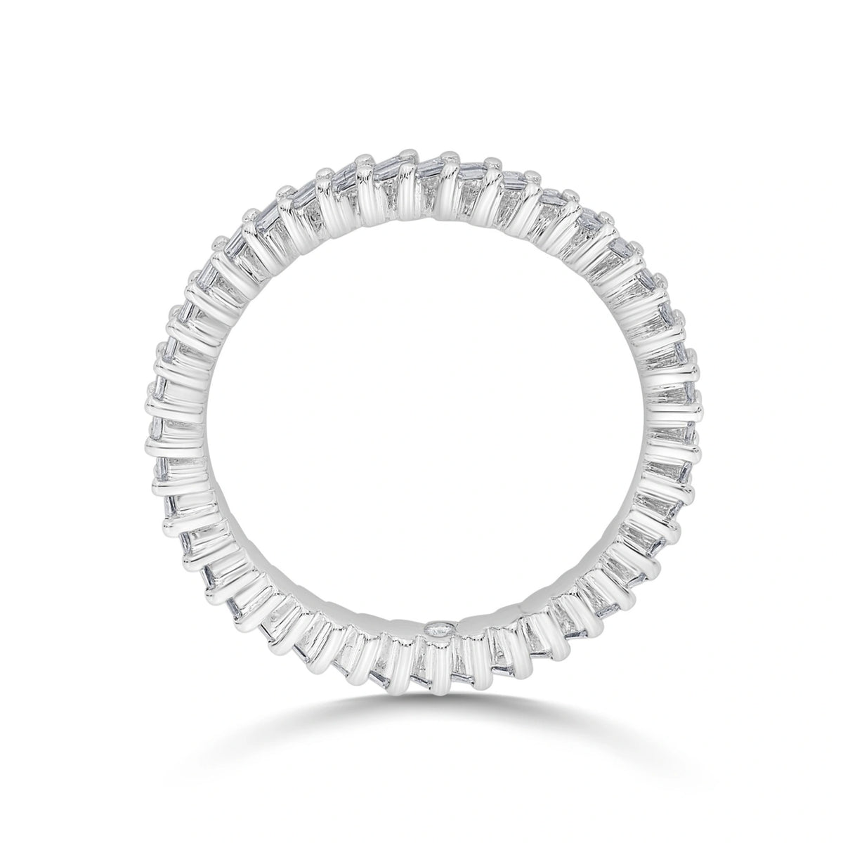 Solitaire Radiant Rhythm Ring - Zen Diamond India