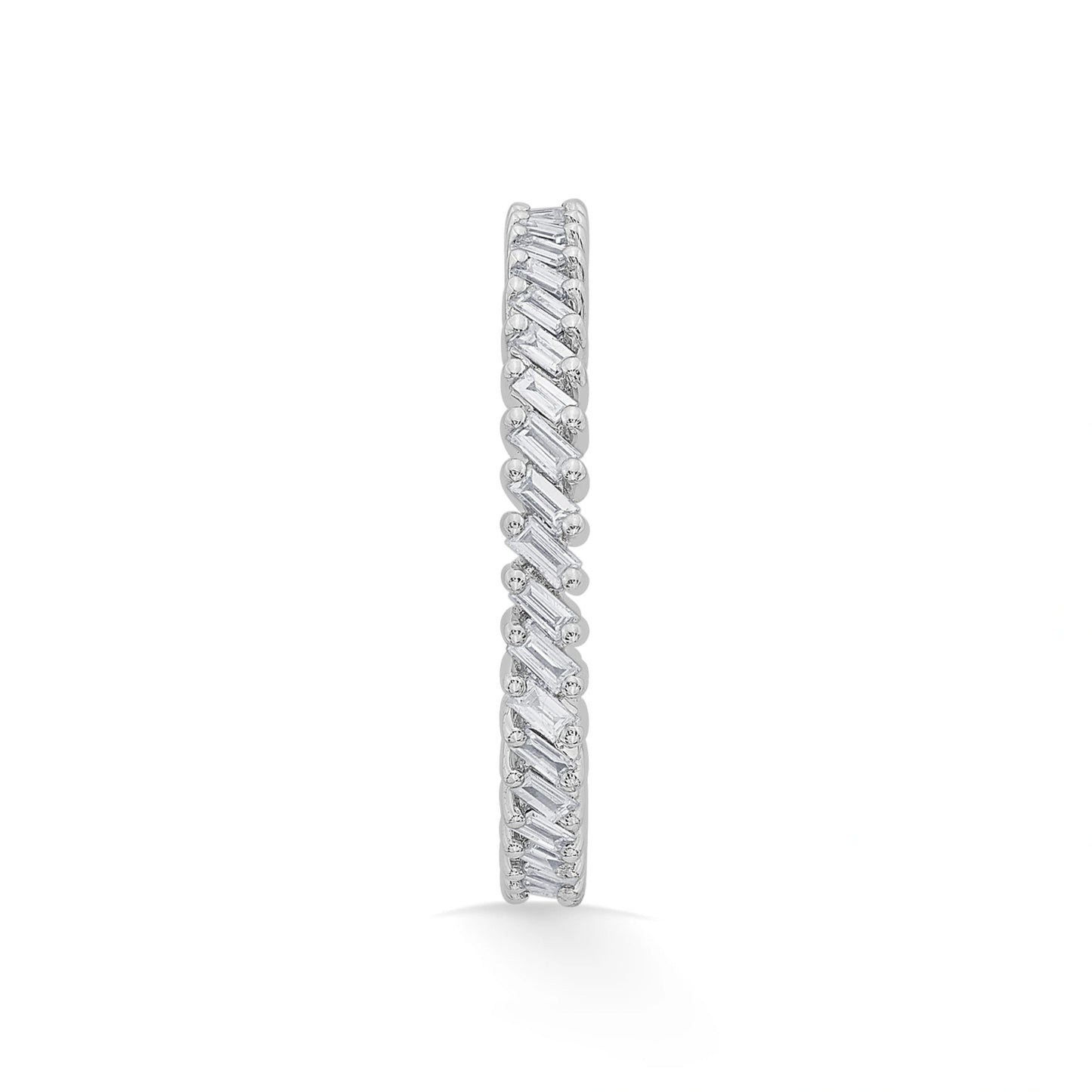 Solitaire Radiant Rhythm Ring - Zen Diamond India