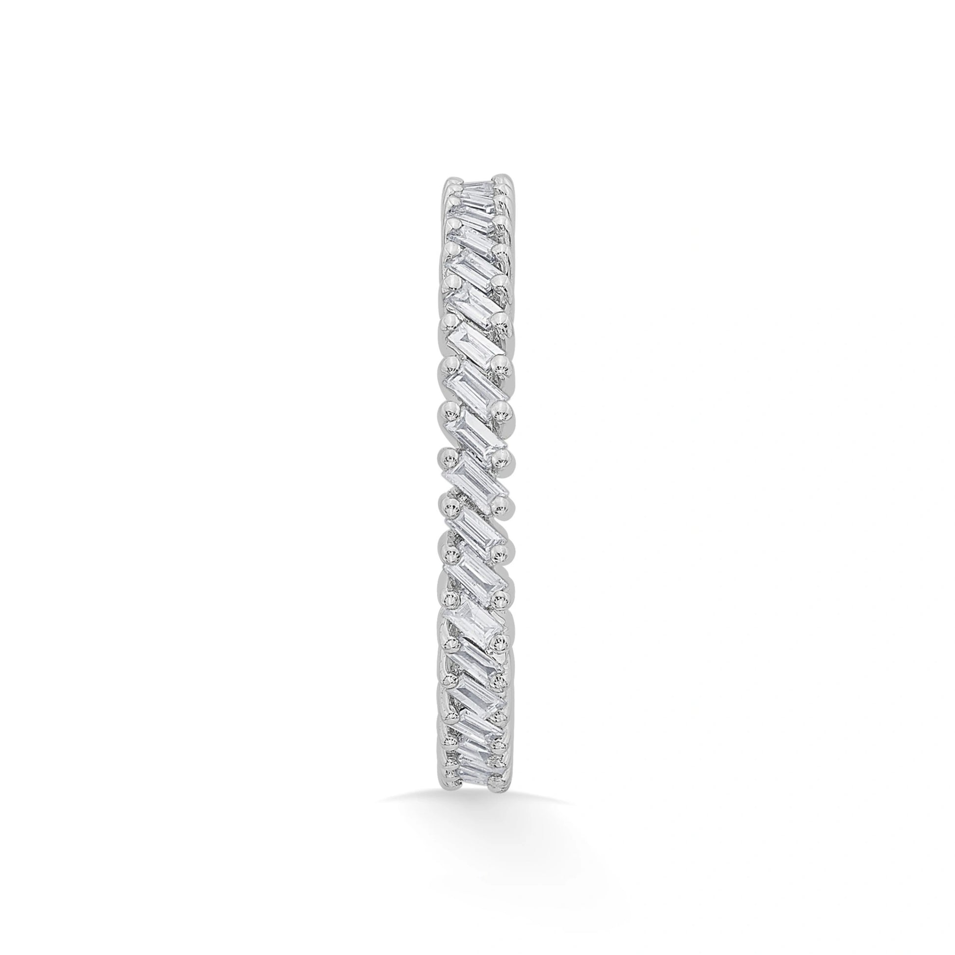 Solitaire Radiant Rhythm Ring - Zen Diamond India