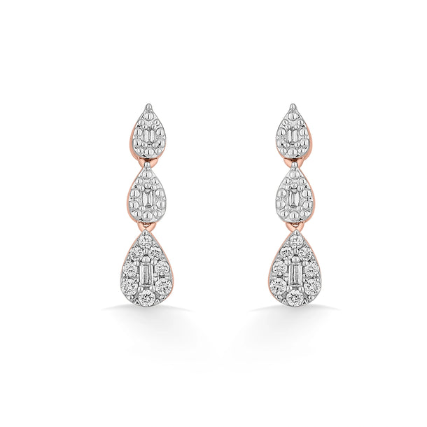 Classic Cascading Dew Drops - Zen Diamond India