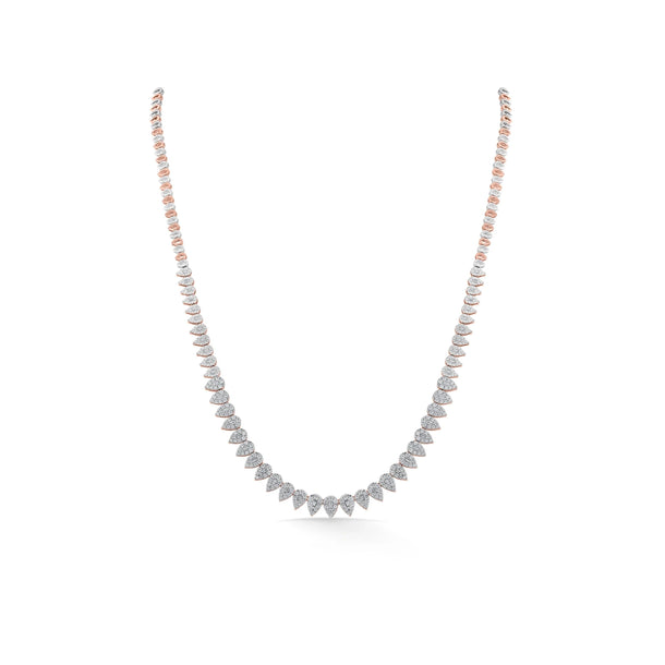Rosé Crown Diamond Majesty Necklace - Zen Diamond India