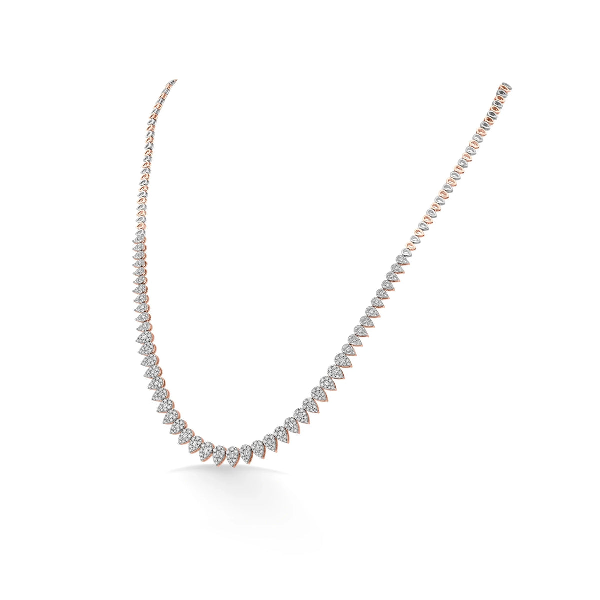 Rosé Crown Diamond Majesty Necklace - Zen Diamond India