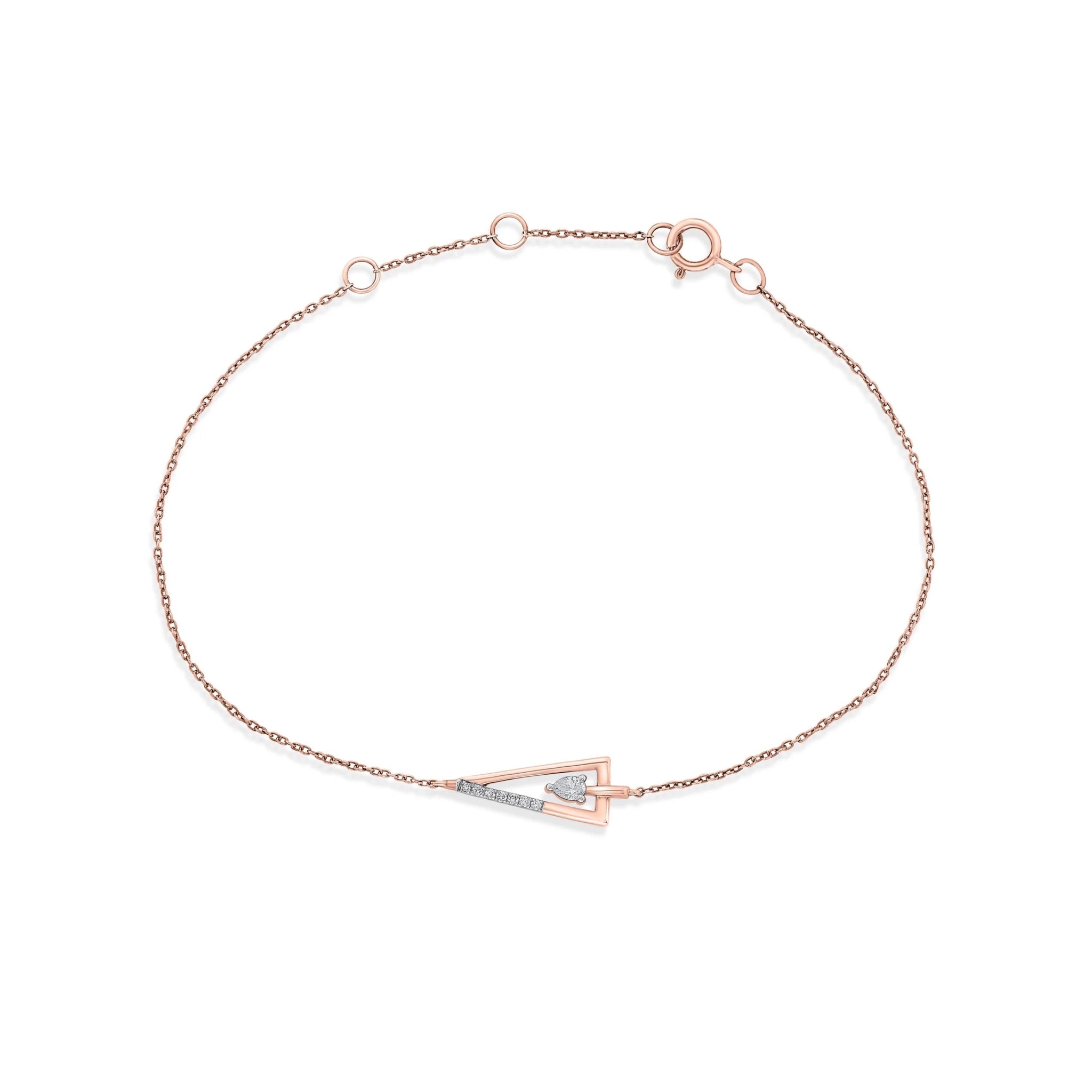 Seven Up Trigonal Bracelet - Zen Diamond India