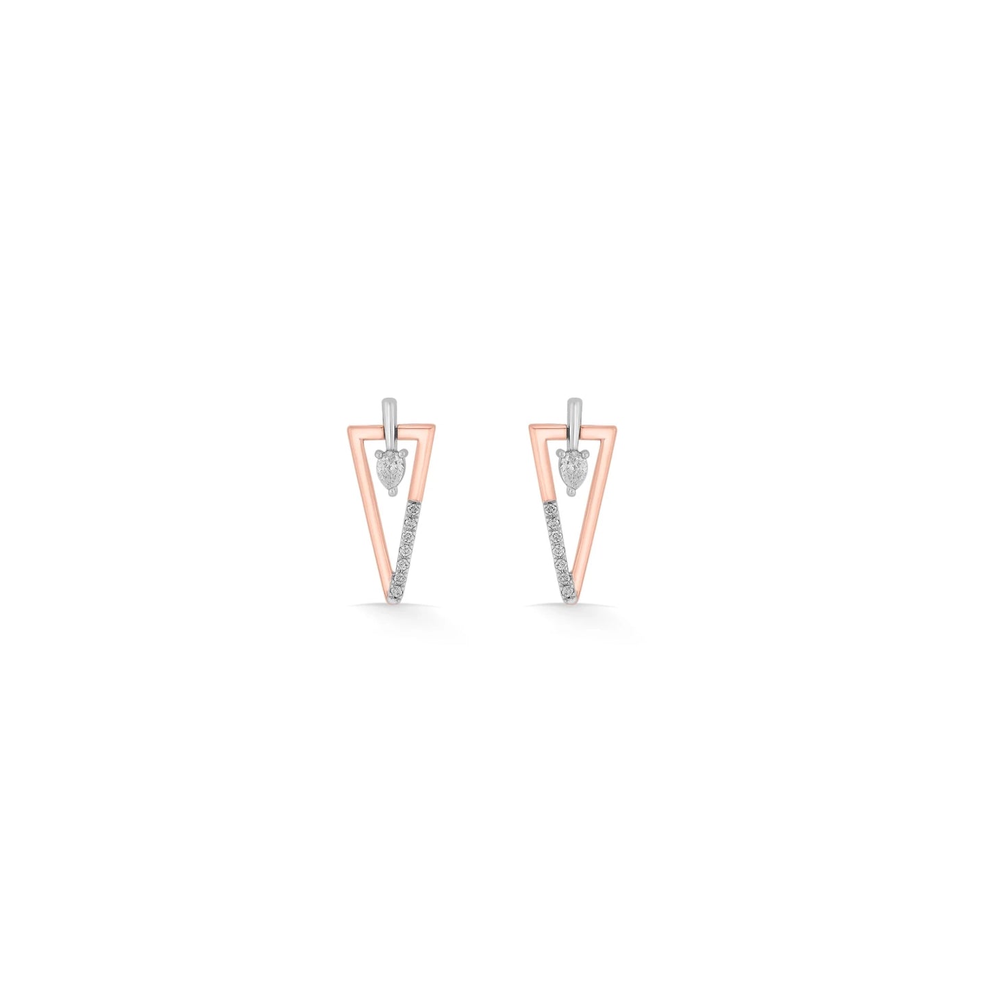 Seven Up Trigonal Earrings - Zen Diamond India