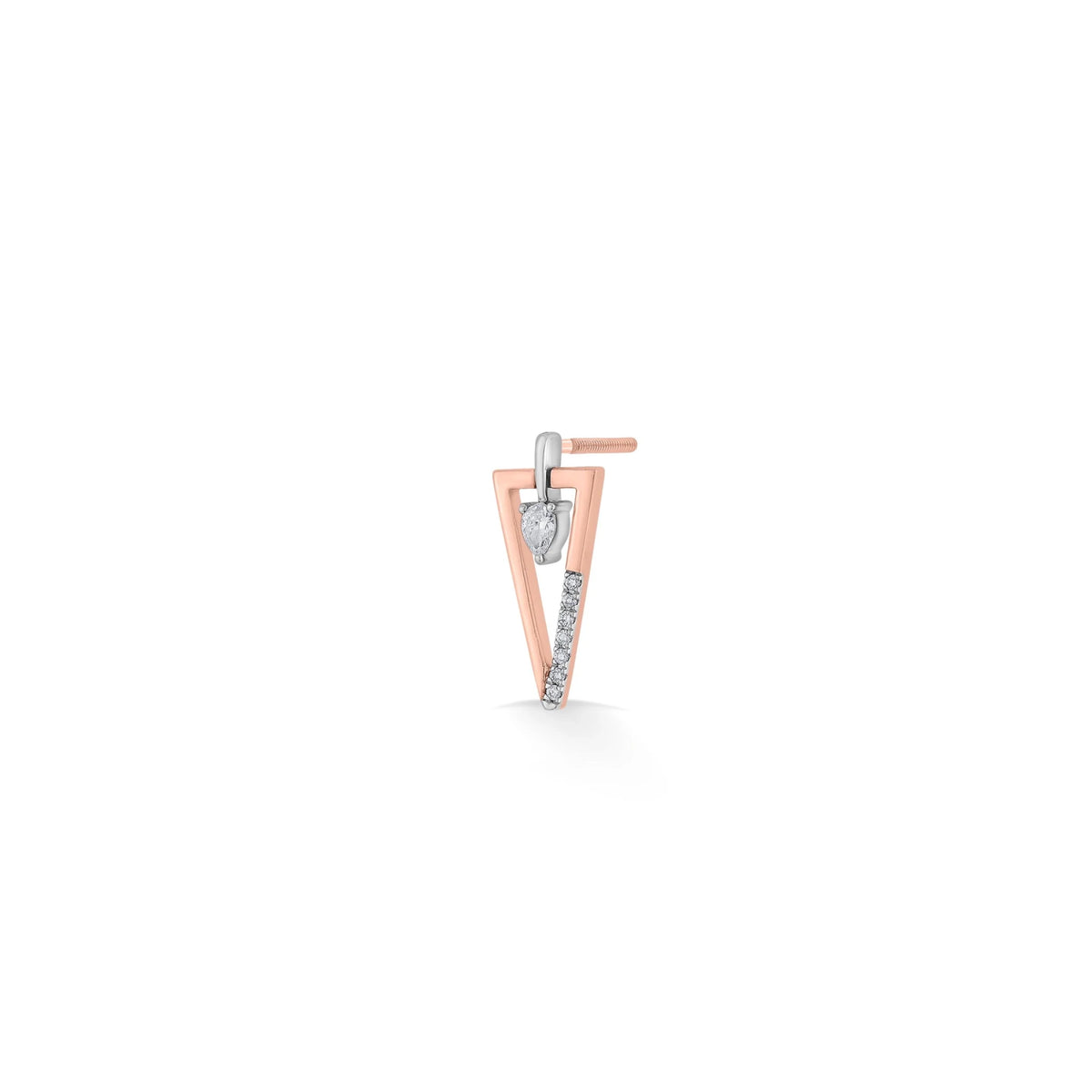 Seven Up Trigonal Earrings - Zen Diamond India