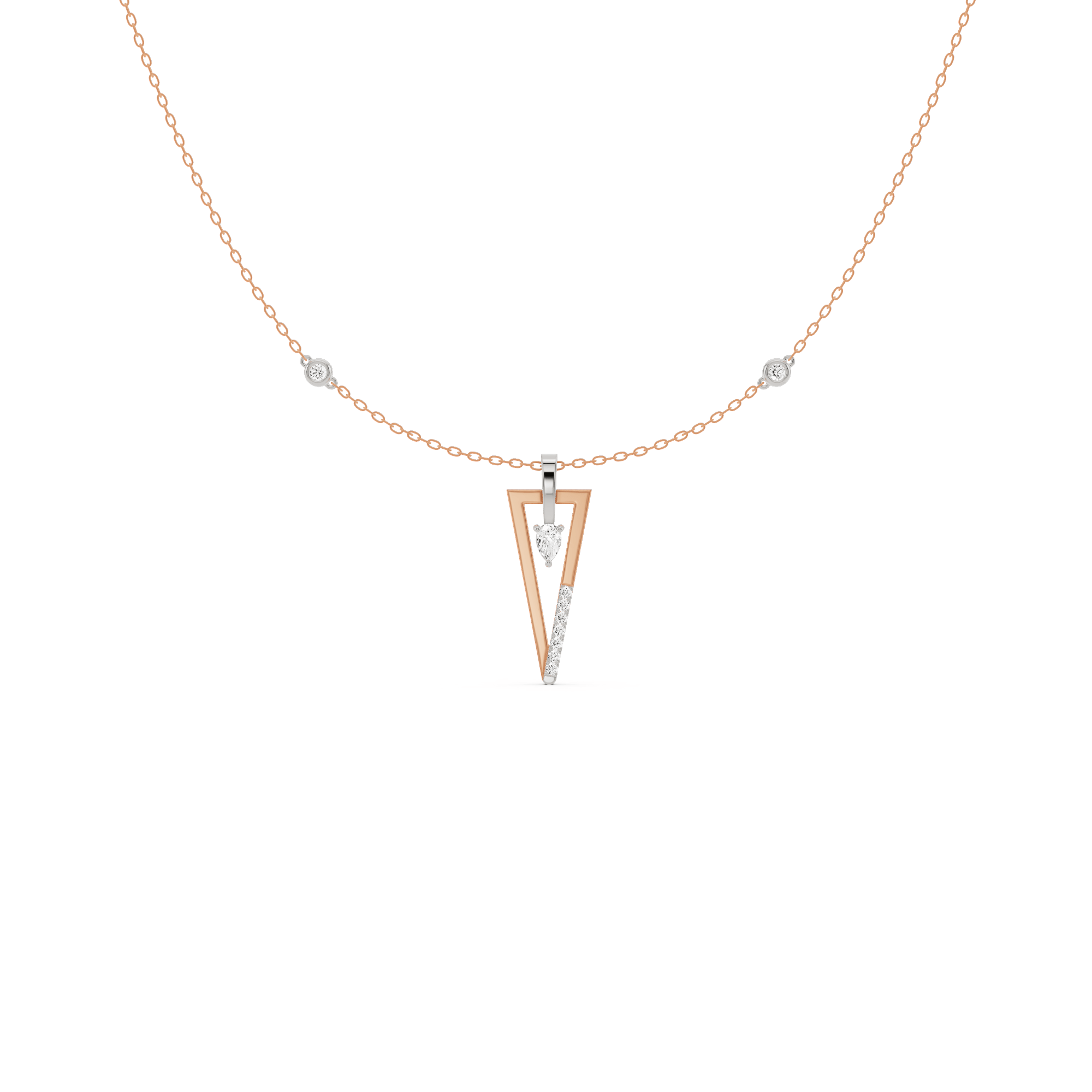 Seven Up Trigonal Pendant - Zen Diamond India