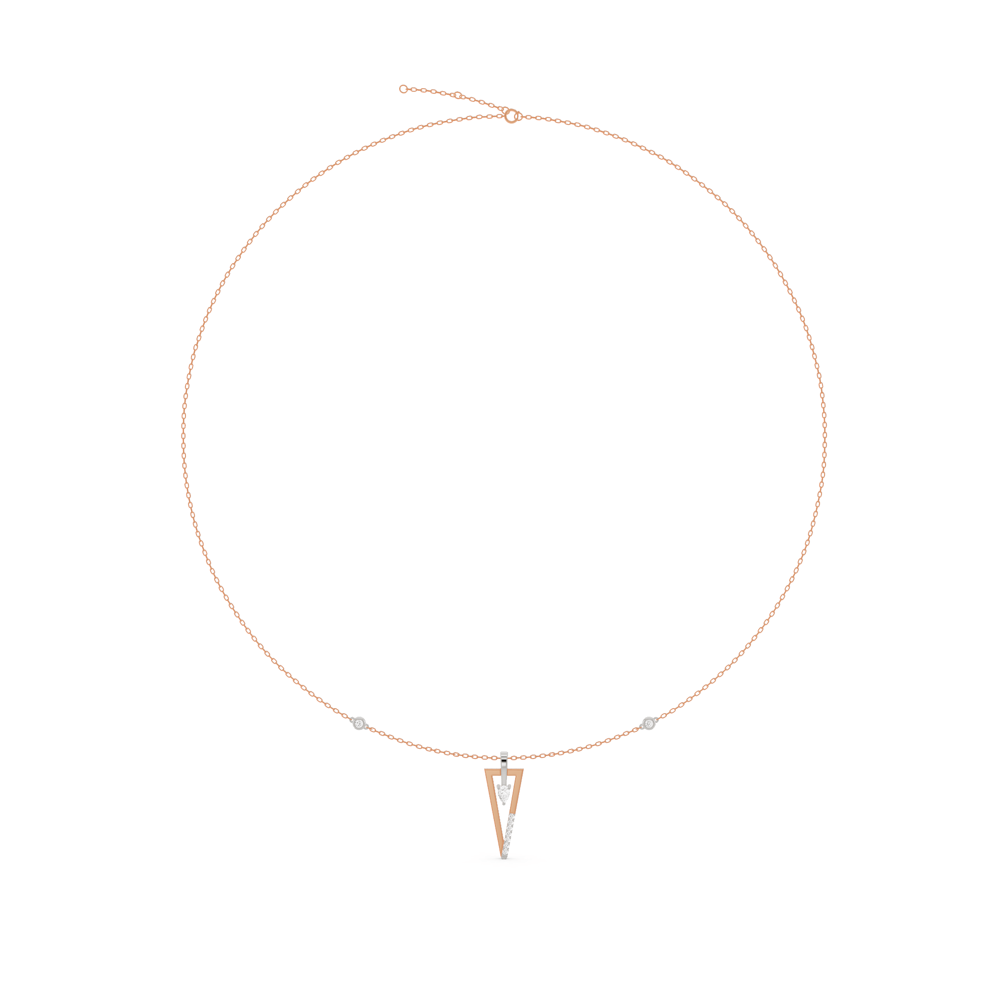 Seven Up Trigonal Pendant - Zen Diamond India
