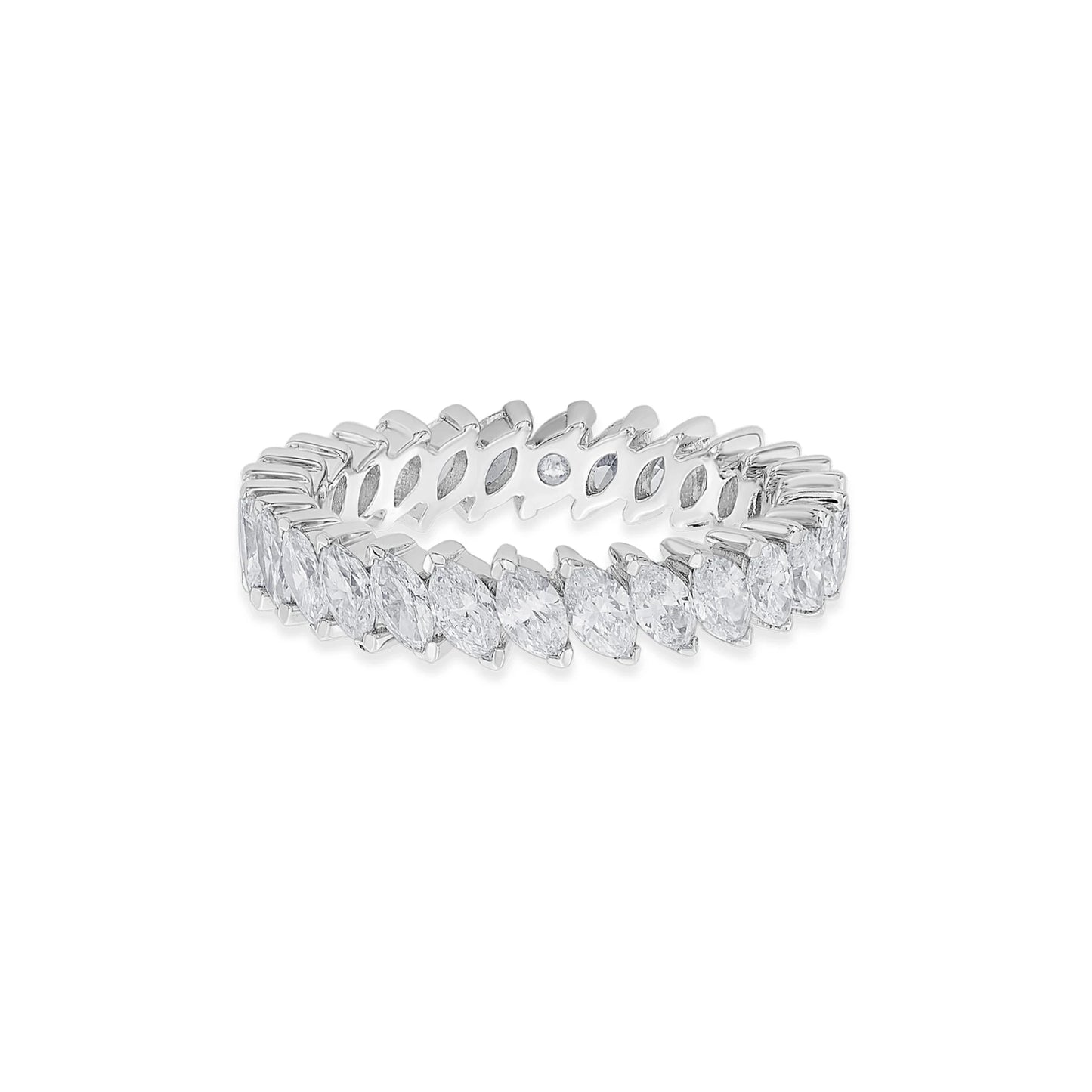 Solitaire Regal Spark Eternity Ring - Zen Diamond India