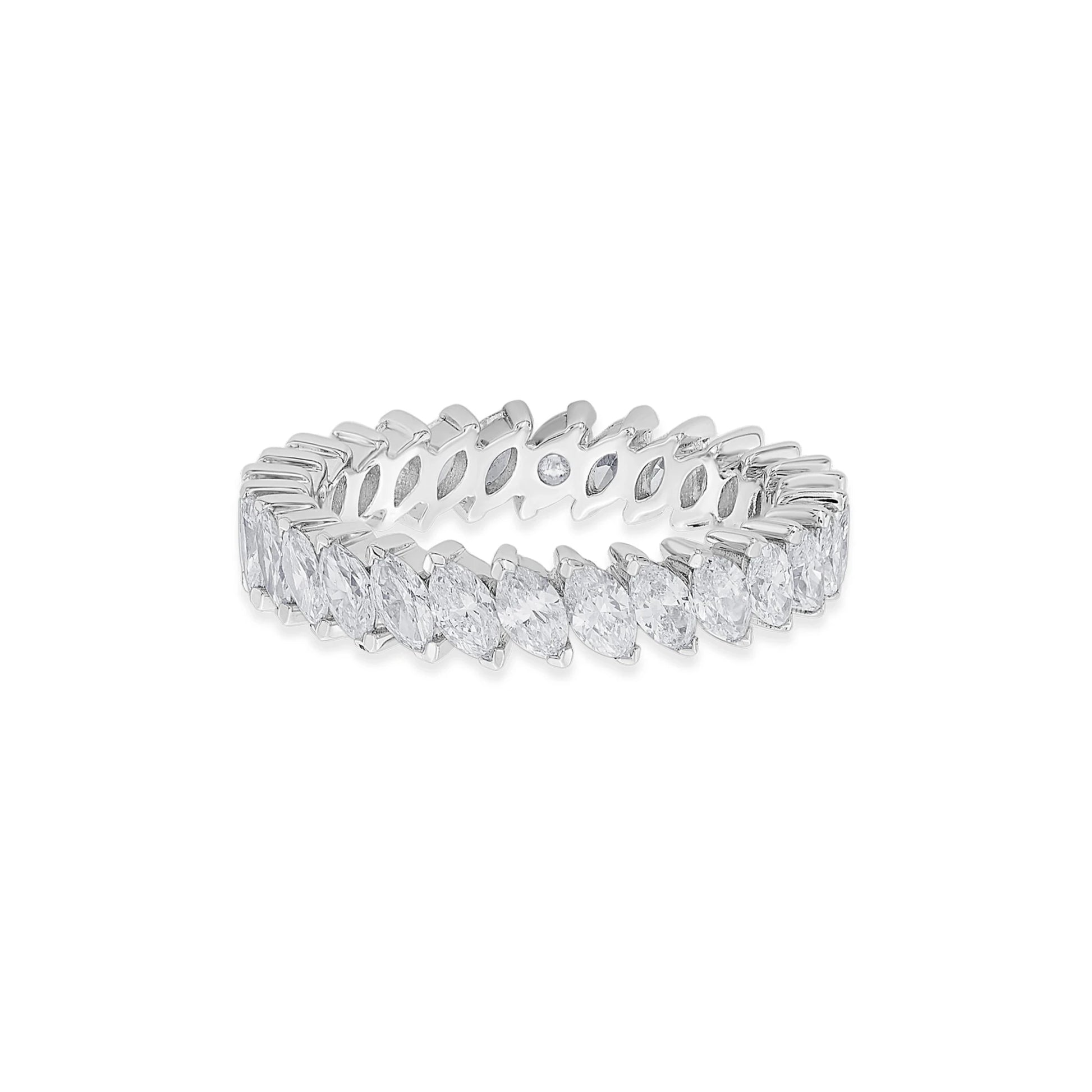Solitaire Regal Spark Eternity Ring - Zen Diamond India