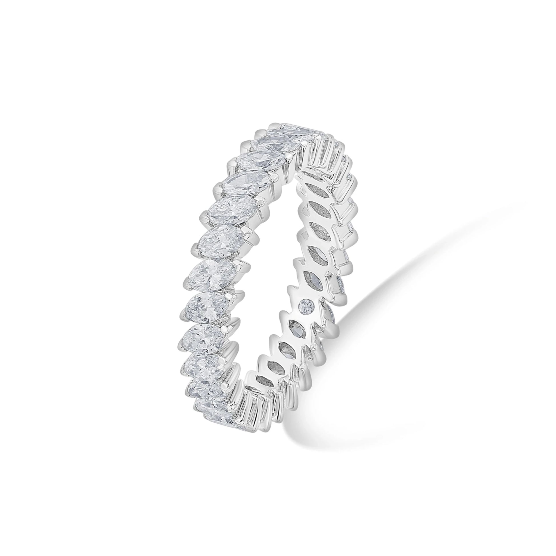 Solitaire Regal Spark Eternity Ring - Zen Diamond India