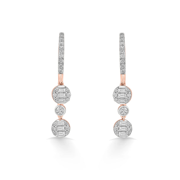Classic Symmetric Sparkle Drops - Zen Diamond India