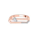 Seven Up Hexagonal Ring - Zen Diamond India