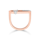 Seven Up Hexagonal Ring - Zen Diamond India