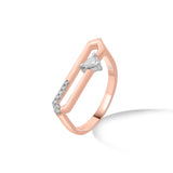 Seven Up Hexagonal Ring - Zen Diamond India