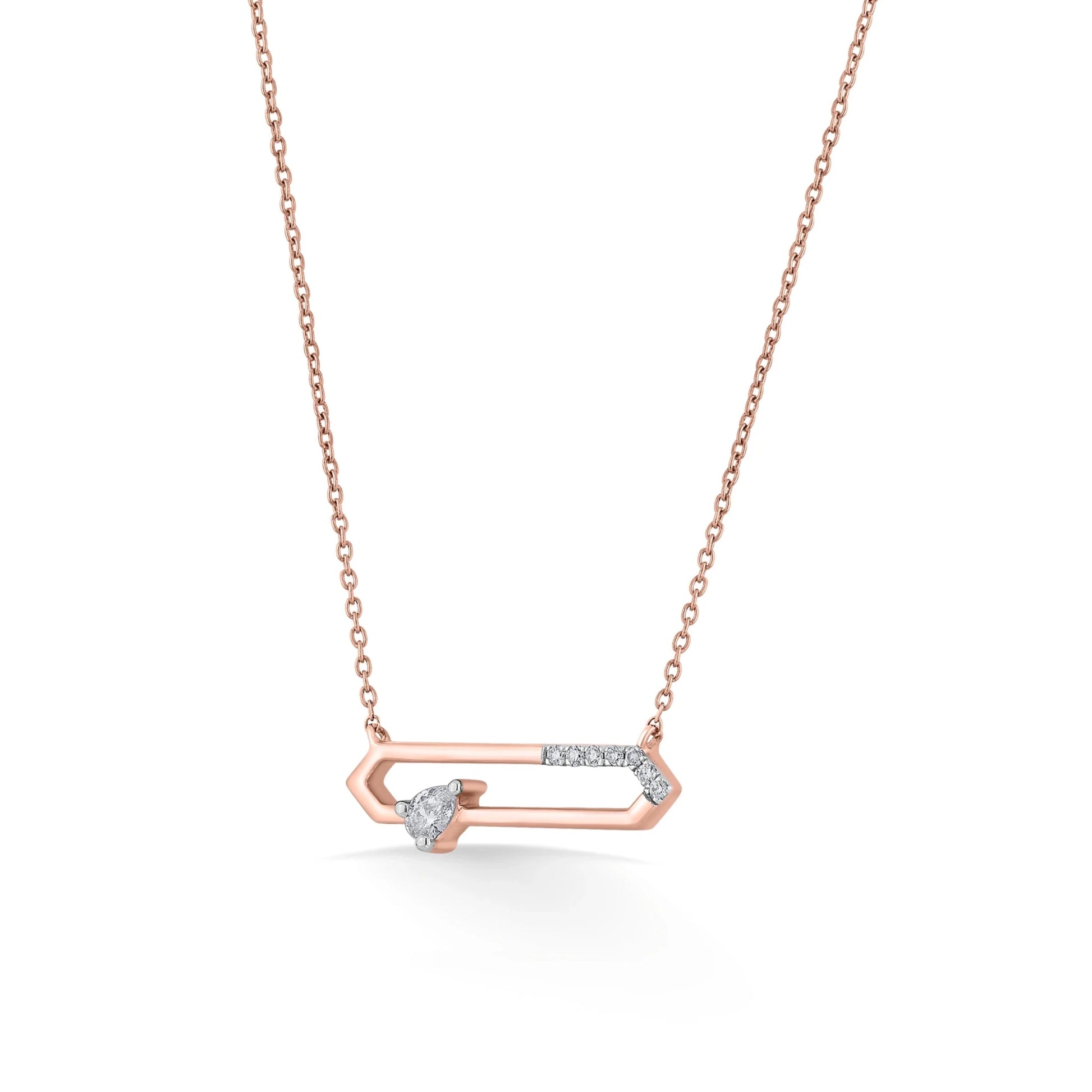 Seven Up Hexagonal Pendant - Zen Diamond India