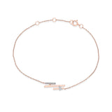 Seven Up Tri Bar Bracelet - Zen Diamond India