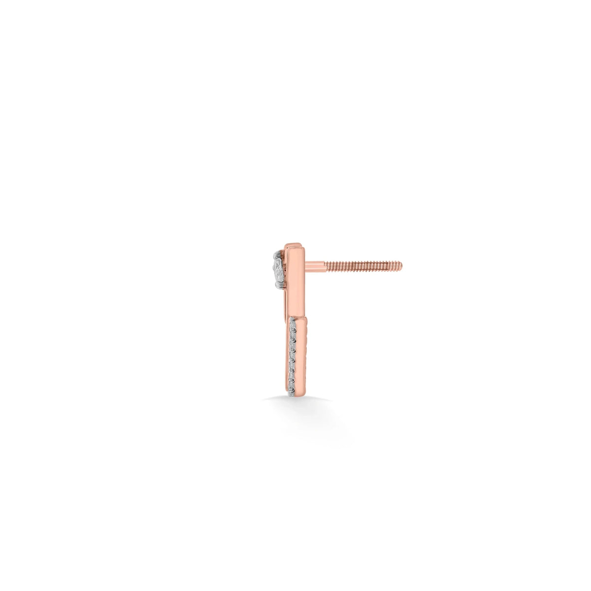 Seven Up Tri bar Earring - Zen Diamond India
