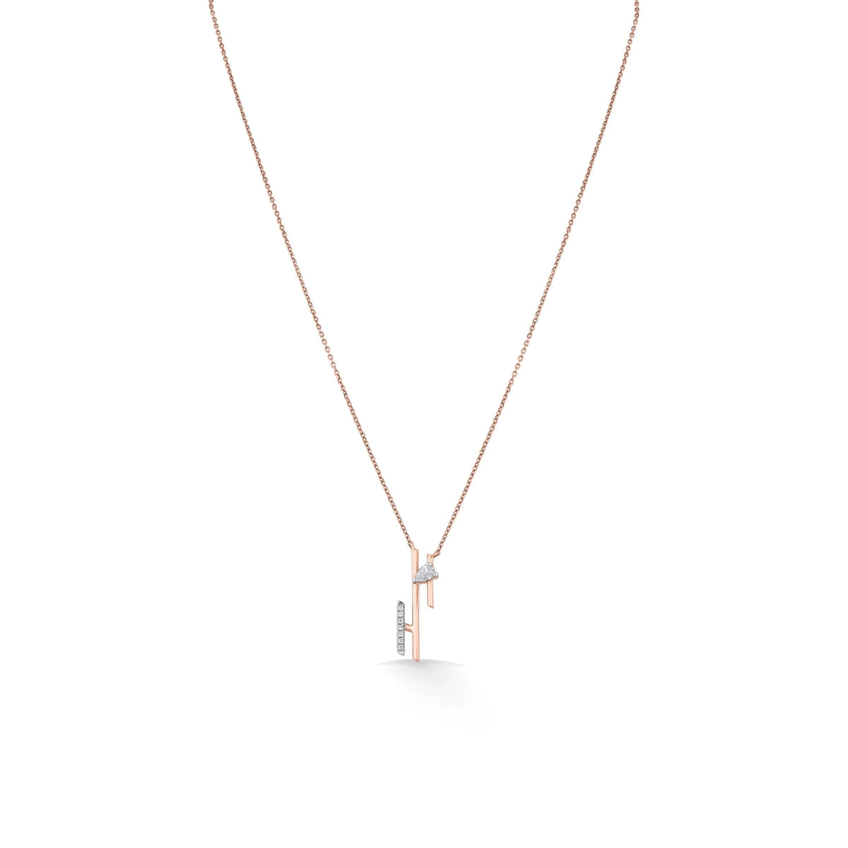 Seven Up Tri bar Pendant - Zen Diamond India