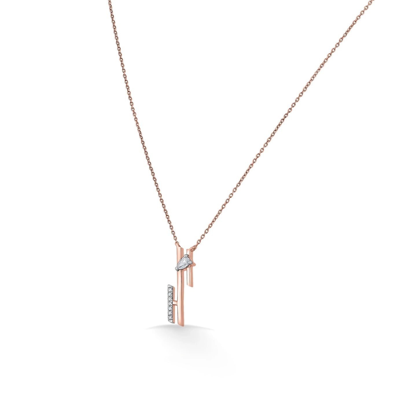 Seven Up Tri bar Pendant - Zen Diamond India